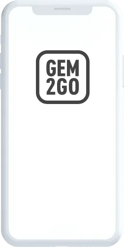 Gem2Go iPhone MockUp