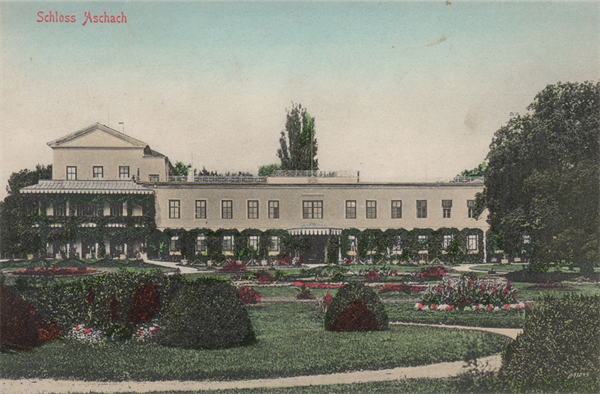 Schloss Aschach, Postkarte